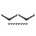2pcs Decorative Corner Brackets 9 X 2 0 6 L Metal Protector Right Angle Bracket With Screw For Furniture Wooden Box Trunk Black 