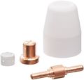 Lcon40 40 Pcs Cortador De Plasma Consumibles Boquilla Copal Electrodo Y Anillo 50a Cutters Cut50d Lt5000d Ct520d Blct520d
