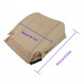 Wflnhb Artificial Leather Front Driver Side Bottom Seat Cover Tan Replacement For Expedition 2007-2014