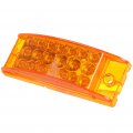 Ocpty Marker Lights 2pcs 16led Amber Side Bulbs 4x Replacement Fit For Truck Bus Boat Suv Atv Trailera Indicator Light Total 6