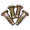 4pcs 1964 To9 Gm A Body Front Seat Belt Floor Pan Mounting Bolts 1 2 In X 1 1 4 Bow Tie Head For Chevelle Gto Cutlass Hardtop 