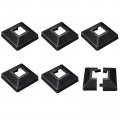 Post Skirt 6pcs 31x31mm 1 22x1 22 Plastic Split Style Base Cover Trim For Fence Stair Handrail Railing Porch 