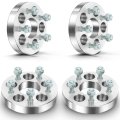 5x100 Wheel Spacers Compatible For 9-2x 2005-2006 Baja 2003-2006 Legacy 1990-2014 4x 1 Inch 5 Lug With Studs 12x1 25 Hub Bore 