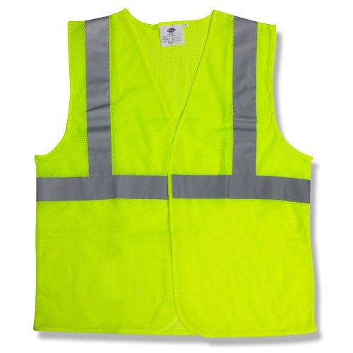 Lime Class 2 High Visibility Surveyors Safety Vest With Velcro Closure L