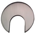 Electriduct 1 57 Metal Desk Grommet 40mm Cable Hole Cover Wire Cord Organizer Large Opening Brushed Nickel 