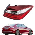Right Tail Light Brake Lamp Assembly For Honda Accord Sedan 2016 2017 Passenger Side Replacement 33500t2aa21 Ho2805108 Red And
