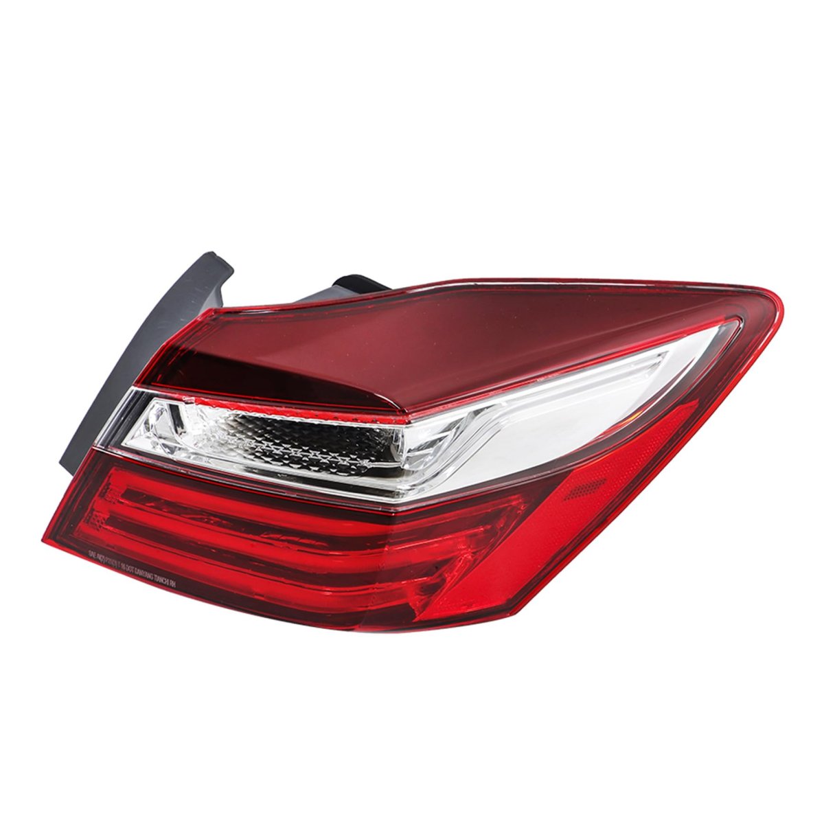 Right Tail Light Brake Lamp Assembly For Honda Accord Sedan 2016 2017 Passenger Side Replacement 33500t2aa21 Ho2805108 Red And