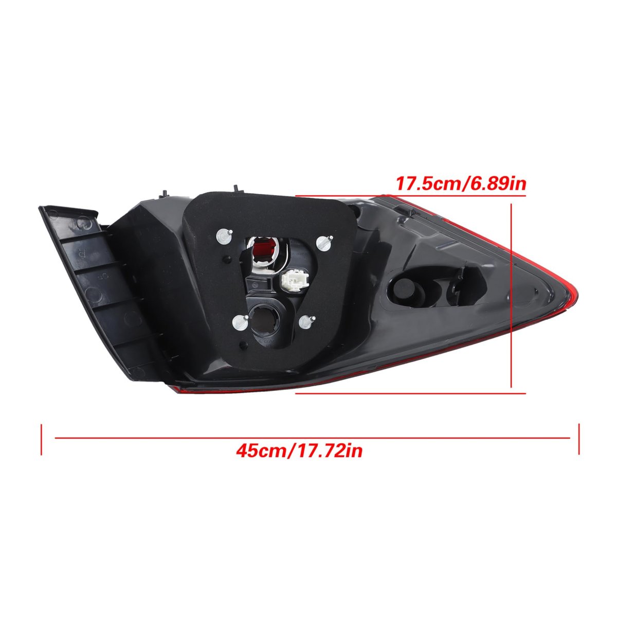 Right Tail Light Brake Lamp Assembly For Honda Accord Sedan 2016 2017 Passenger Side Replacement 33500t2aa21 Ho2805108 Red And
