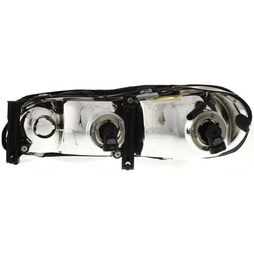 Passenger Side Headlight Assembly For Oldsmobile Cutlass 1997 1998 1999 Halogen Clear Lens Gm2503154 Or 22618781