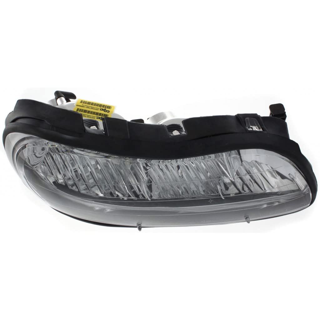 Passenger Side Headlight Assembly For Oldsmobile Cutlass 1997 1998 1999 Halogen Clear Lens Gm2503154 Or 22618781