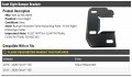 Front Right Passenger Side Bumper Bracket Compatible With 2015-2020 Ford F-150