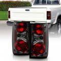 Acanii For Smoked 1989-1995 Toyota Pickup Pick Up Truck Tail Lights Lamps Taillights Taillamps Driver Passenger Side