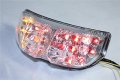 Httmt Mt309- Led Tail Brake Turn Signal Light Compatible With Fazer Fz1 2006 2007 2008 2009 2010 Clear
