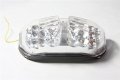Httmt Mt309- Led Tail Brake Turn Signal Light Compatible With Fazer Fz1 2006 2007 2008 2009 2010 Clear