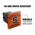 Syracuse University Orange Tow Trailer Hitch Cover Plug Insert