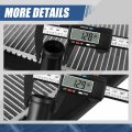 Dpi 13156 Factory Style 1-row Cooling Radiator Compatible With Mazda Cx-7 2 3l 2010-2012 Aluminum Core
