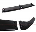 Akasaka 5 Pieces Design Painted Still Night Pearl Blue Front Bumper Splitter Glossy Black Lip Spoiler Kit Compatible With