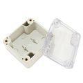 Uxcell 2 48 X2 28 X1 38 63mmx58mmx35mm Abs Junction Box Universal Electric Project Enclosure Clear
