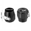 X Autohaux 5 Pcs An12 Hex Car Hose Finisher Flexible Rubber Pipe Clamp With Screw Band Adapter Fitting For Oil Fuel Water Tube