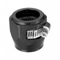 X Autohaux 5 Pcs An12 Hex Car Hose Finisher Flexible Rubber Pipe Clamp With Screw Band Adapter Fitting For Oil Fuel Water Tube