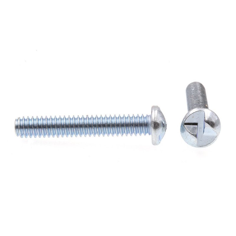 Prime-line Machine Screw One Way 1 4 In-20 X 1-1 2 In Zinc Plated Steel Pack Of 100