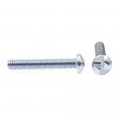 Prime-line Machine Screw One Way 1 4 In-20 X 1-1 2 In Zinc Plated Steel Pack Of 100