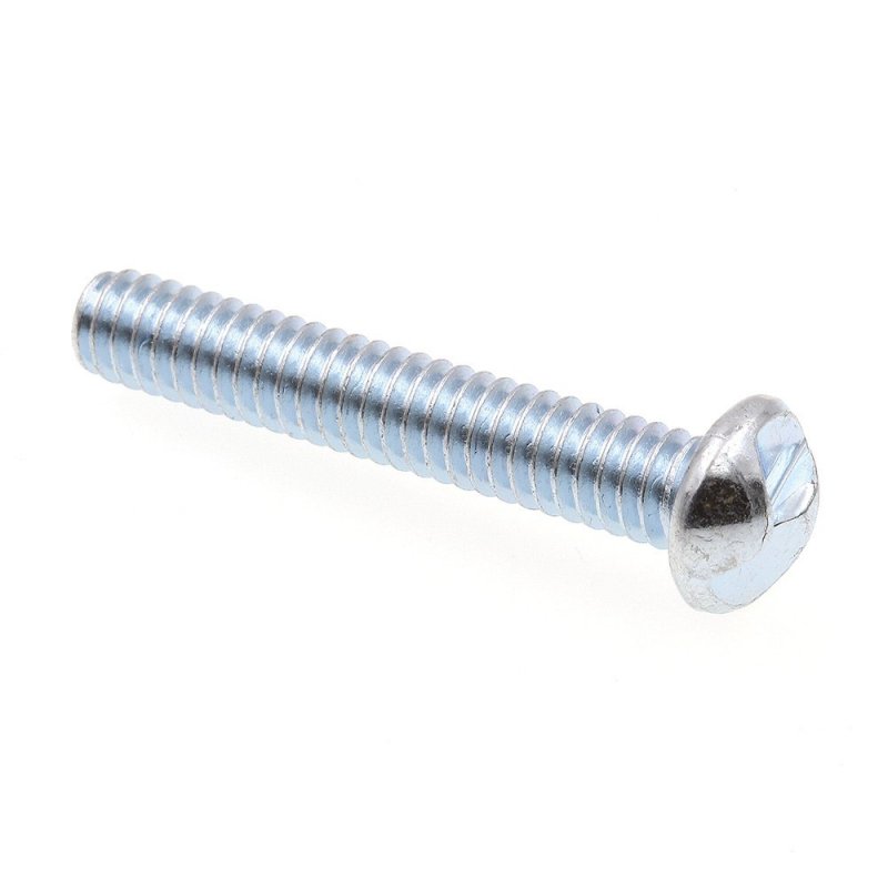 Prime-line Machine Screw One Way 1 4 In-20 X 1-1 2 In Zinc Plated Steel Pack Of 100