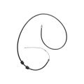 Front Parking Brake Cable For Chevy Express 3500 1996 To 2002 Steel With Epdm Rubber Jacket Fixed Wire Stop Black Olx 