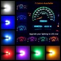 Wljh High Bright Red Instrument Panel Cluster Gauge Indicator Lamp Dash Bulb Full Led Light Package For Jeep Cherokee Xj