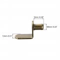 Uxcell Shelf Support Peg 6mm L-shaped Furniture Cabinet Closet Bracket Pegs For Kitchen Book Shelves Supplies Bronze 50pcs