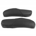 Seat Armrest Handle Cover Decor Trim Car Microfiber Leather For Honda Crv 2010-2017 Black