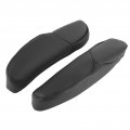 Seat Armrest Handle Cover Decor Trim Car Microfiber Leather For Honda Crv 2010-2017 Black