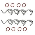 Diesel Fuel Injector Lines Connecting Rods And O Rings 8 Pcs Replacement For 8c3z-9229-a 8c3z9229a With Gaskets