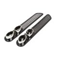 2pcs Car Sticker Side Air Flow Intake Grille Hood Vent Decorative Universal 