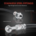 A-premium Rear Passenger Brake Hydraulic Hose Compatible With Select Honda Models Cr-z 2011 2012 2013 2014 2015 1 5l Replace
