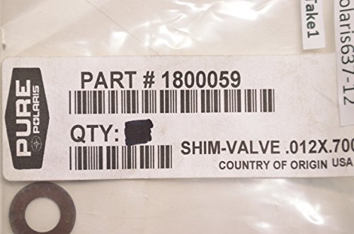 Polaris New Snowmobile Shim Valve 012x 700 Walker Evans Racing Ryde Fx