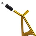 Dirt Bike Kickstand Triangle Lift For Mini Motorcycles And Motocross Universal Fit 11 To 18mm Axle Inserts Powder Coated Steel 
