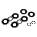 Oil Cooler Line Gasket 3 Pieces For Chevy C2500 K2500 1990 To 1999 Replacement 15701719 And 15759293 
