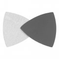 Triangular Sandpaper Hook And Loop Triangle Sanding Pad Fit 3-1 2 Oscillating Multi-tool Silicon Carbide For Wet Dry Use 1200