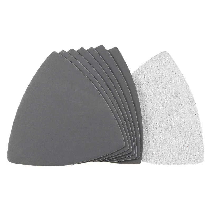 Triangular Sandpaper Hook And Loop Triangle Sanding Pad Fit 3-1 2 Oscillating Multi-tool Silicon Carbide For Wet Dry Use 1200