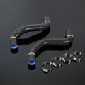 Silicone Radiator Coolant Tube Kit Clamps For Toyota 4runner Upper 16571-62070 Lower 16572-62090 Black 