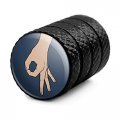 The Circle Game Tire Rim Wheel Aluminum Valve Stem Caps