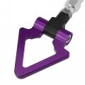 X Autohaux Purple Aluminum Alloy Triangle Shape Front Rear Bumper Trailer Ring Eye Towing Tow Hook Screw For Volkswagen Golf