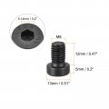 Uxcell M8x12mm Hex Socket Thin Head Cap Screw Bolts 12 9 Grade Carbon Steel 20pcs