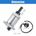 X Autohaux Atv High Torque Starter Motor With Solenoid Relay Set For Honda Rancher 420 Trx420 2007-2014 31200-hp5-601