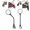 Mini Bike Mirrors Rear View Mirror Handle Bar Mount Adjustable Rotatable For Coleman Ct200u Ct200u-ex Bt200x Mb200 Axis M200 