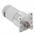 Geared Motor Dc24v Cw Ccw Aluminum Alloy Shell Dc Gear Self Fixing Eccentric Shaft Brass Coil For Intelligent Robot 100rpm 