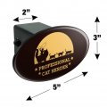 Professional Cat Herder Funny Oval Tow Trailer Hitch Cover Plug Insert