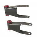 2 Leaf Spring Shackle Drop Lowering Kit For 2011 2012 2013 2014 2015 2016 2017 2018 2019 Chevy Silverado Gmc Sierra 2500hd 3500