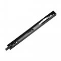 Uxcell Flush Bolt 10-inch Stainless Steel Security Door Guard Lever Action Latch Slide Lock Black